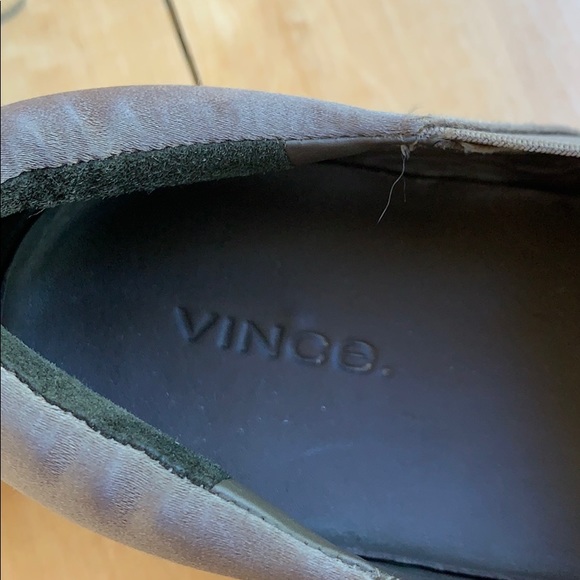 Vince Satin Platform Slides - Picture 2 of 3